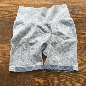 Gray Women's High-Waisted Shorts